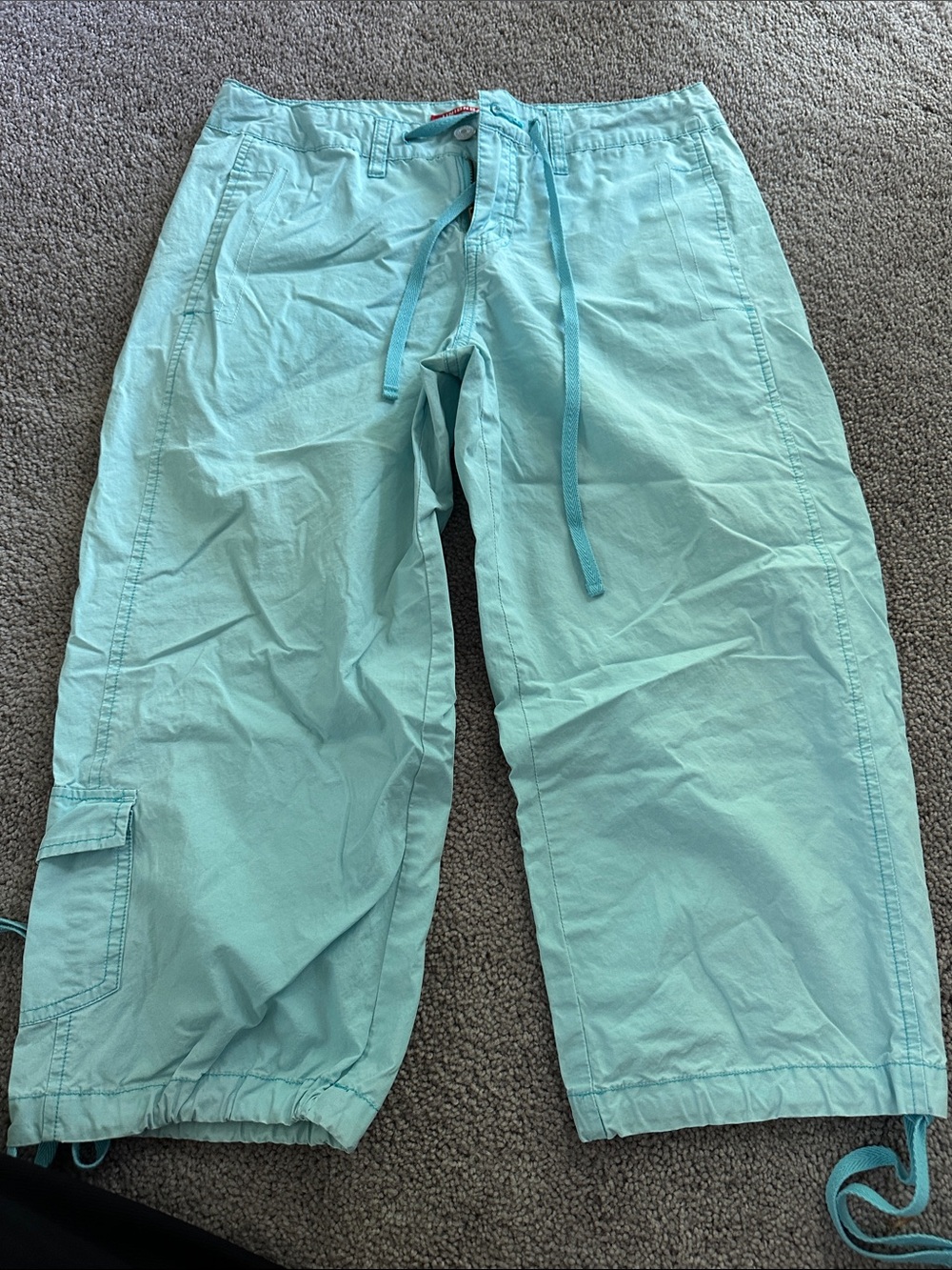 Union bay juniors capri size 5 light blue